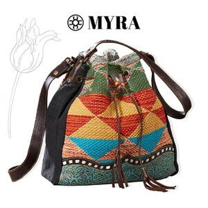 Myra Bag Flame Bucket Bag NWOT